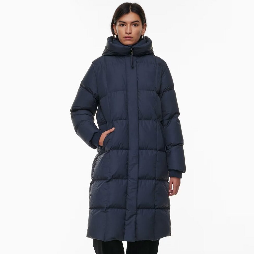 Babaton Black Crown Puffer Long - XXS